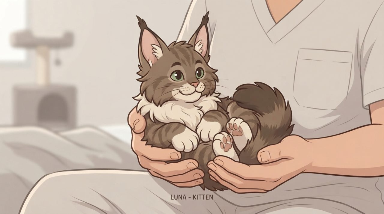 Healthy Maine Coon kitten from a responsible Florida cattery