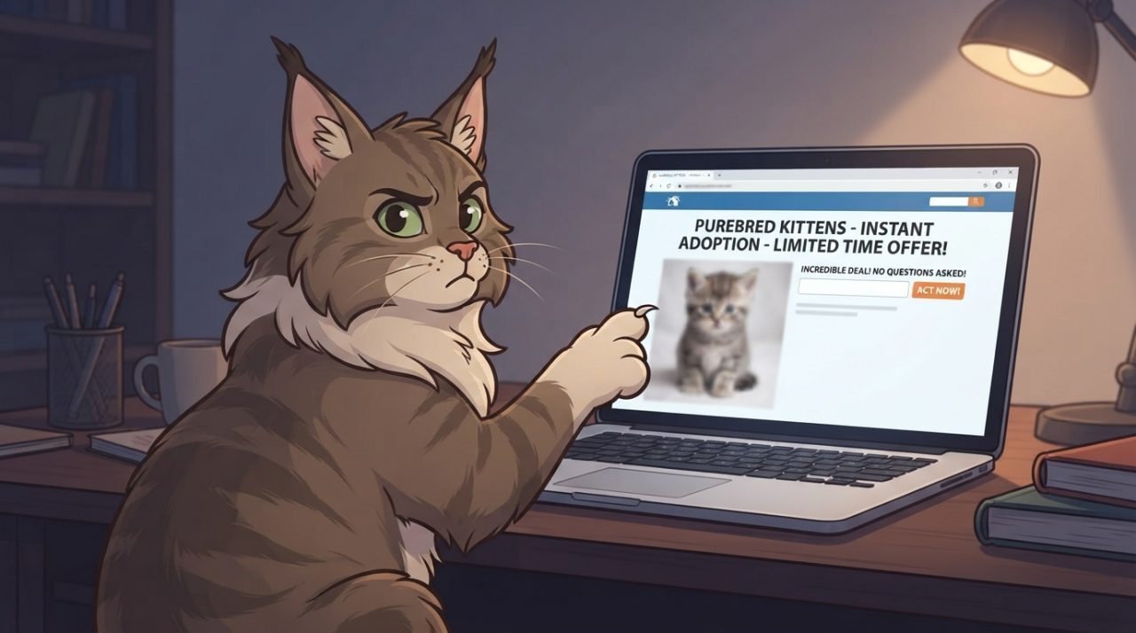Maine Coon owner warning about Florida kitten scams